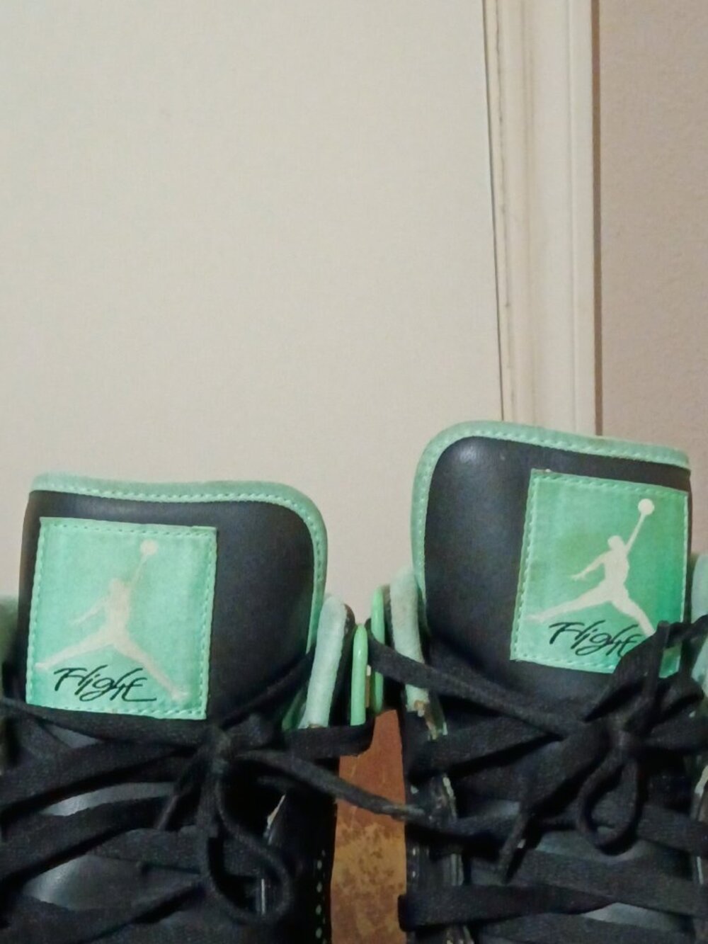 Nike Air Jordan 1 Retro 89 Green Glow Men’s Size 12 US 599873-033 Black Teal - Picture 5 of 14